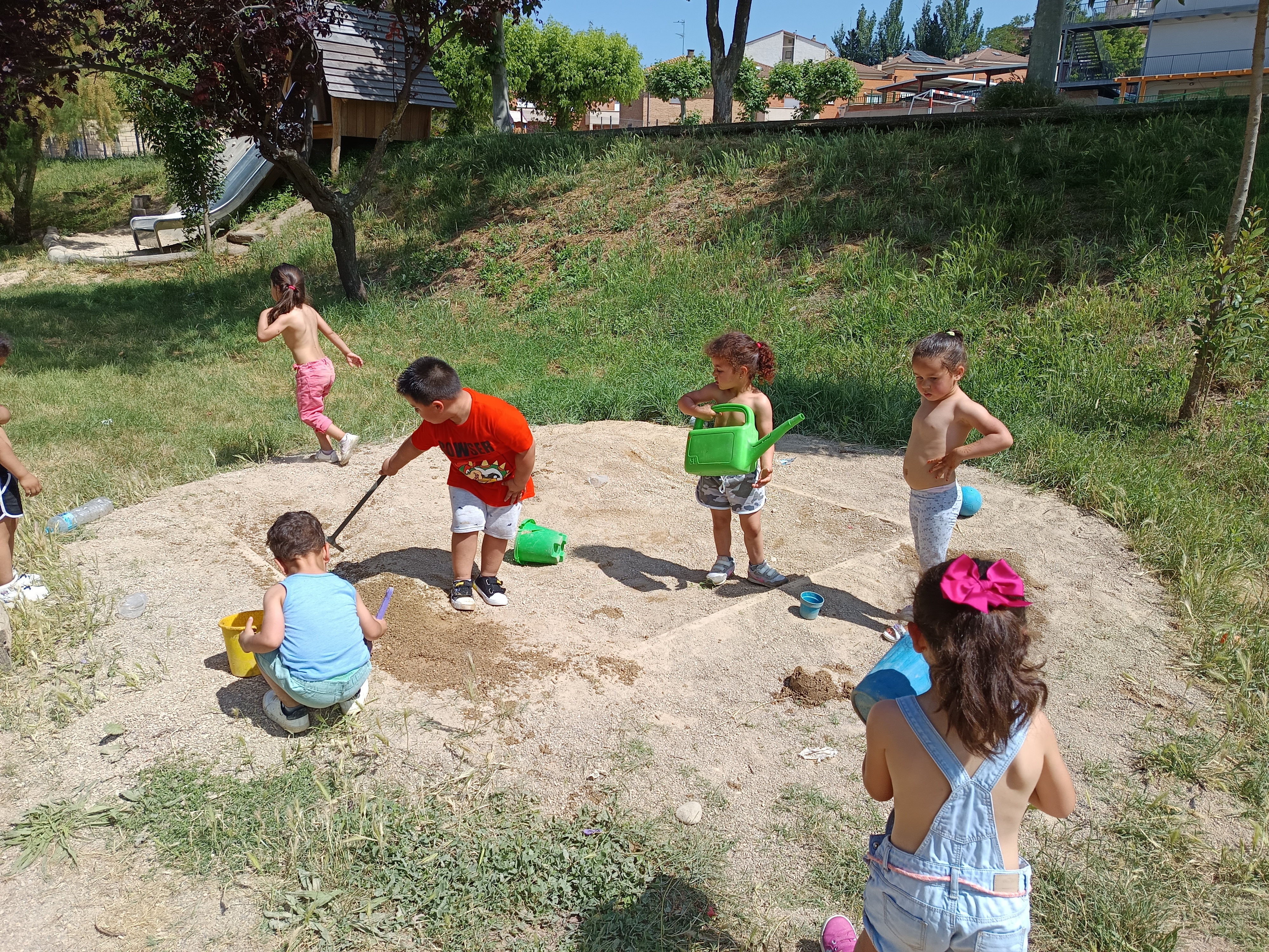 Nos divertimos en el Patio Verde